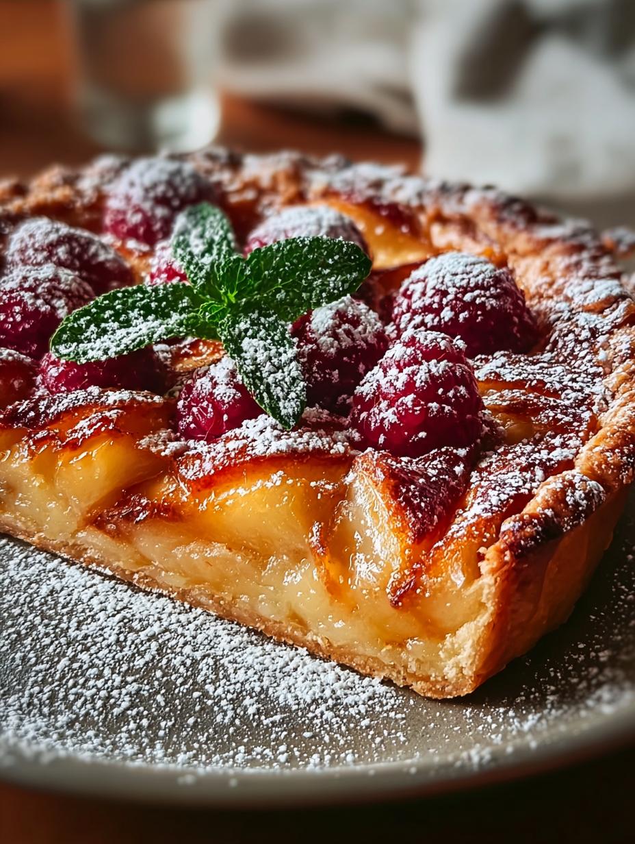 Golden Crostata with Winter