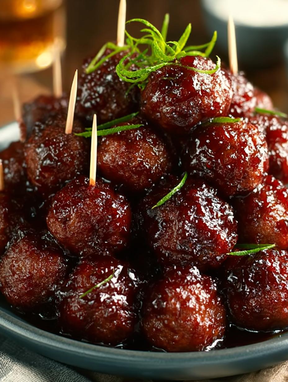 Grape Jelly Meatballs: 5 Irresistible Party Treats - Grape Jelly Meatballs - main visual representation