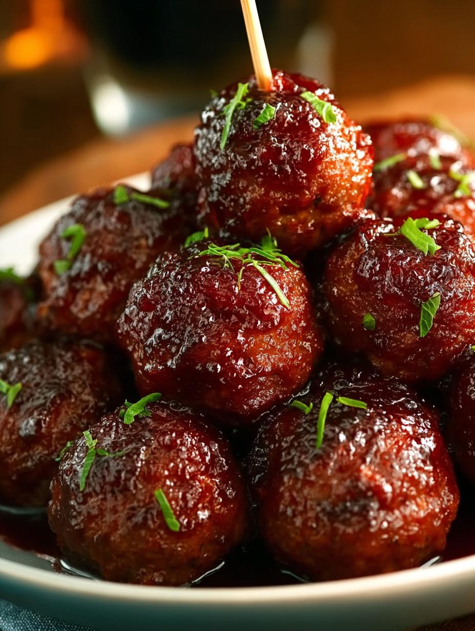 Grape Jelly Meatballs: 5 Irresistible Party Treats - Grape Jelly Meatballs - additional detail