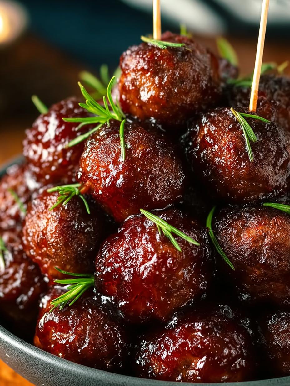 Grape Jelly Meatballs