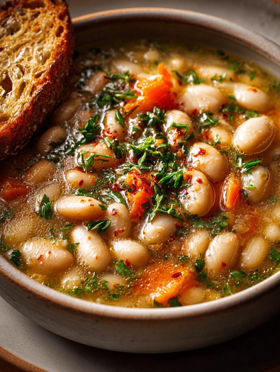 Greek White Bean Soup