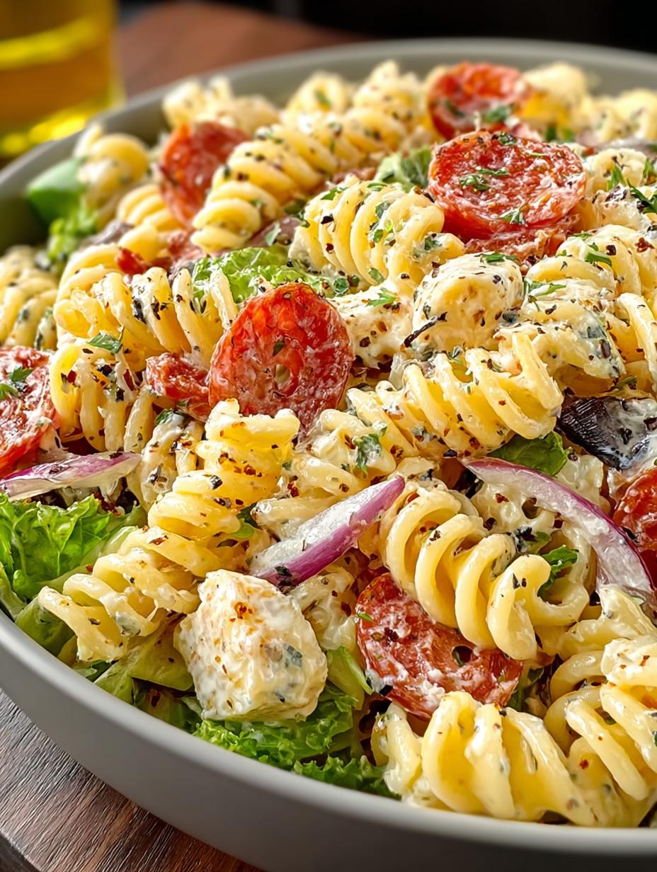 Grinder Pasta Salad: 5 Reasons You'll Love This Recipe - Grinder Pasta Salad - additional detail