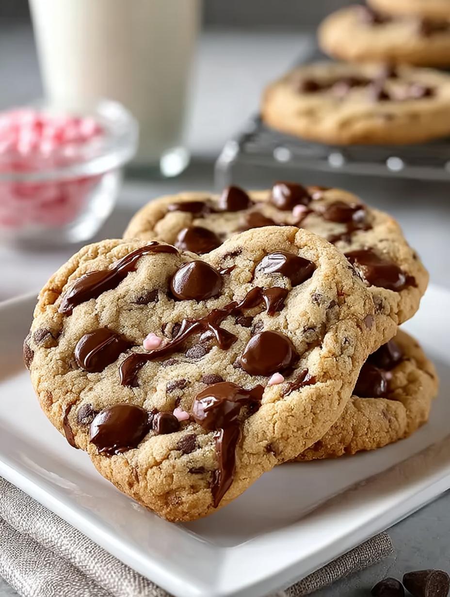 Heart Shaped Chocolate Chip