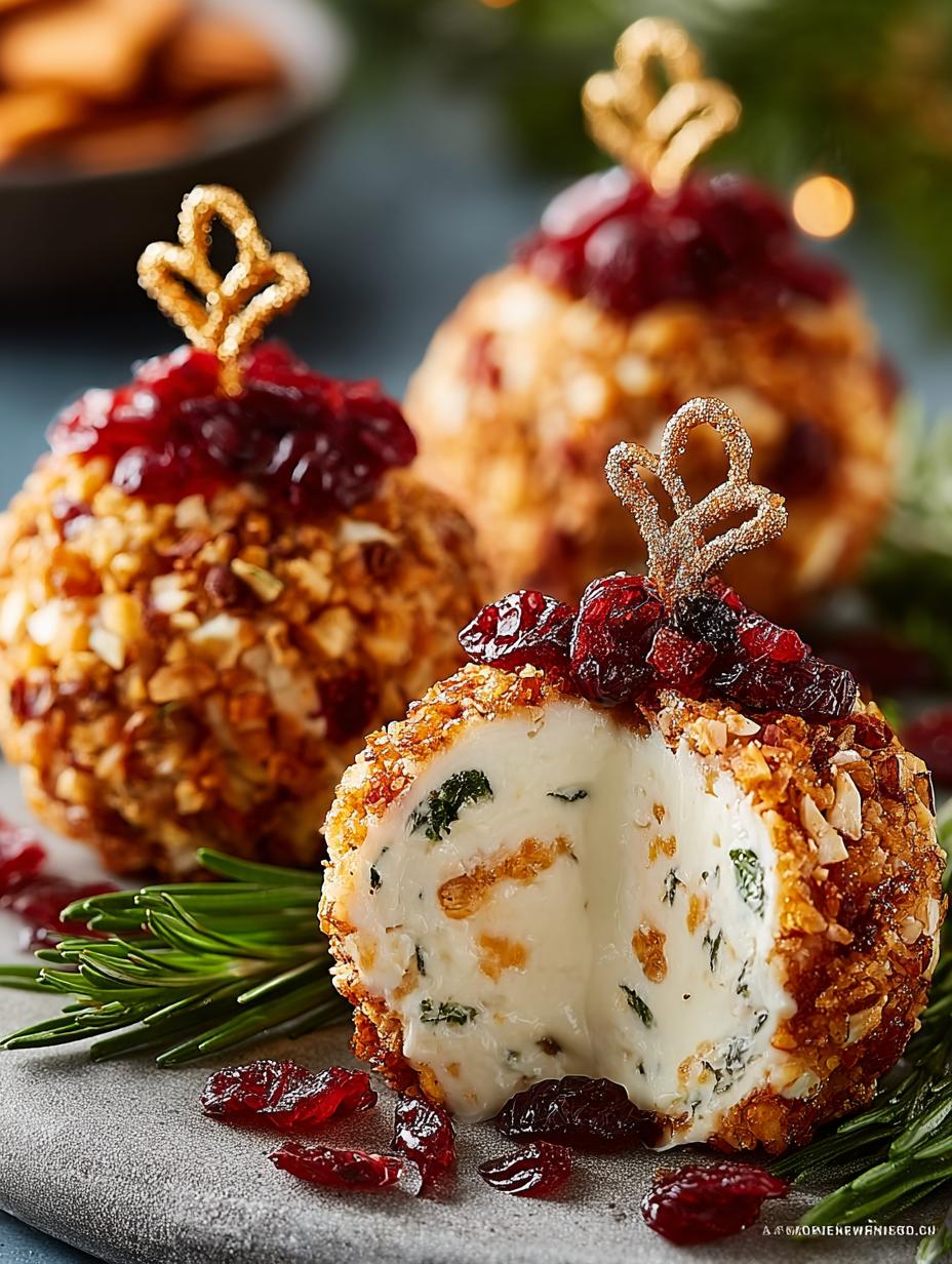 Holiday Ornament Cheese Balls That Delight Your Guests - Holiday Ornament Cheese Balls - main visual representation