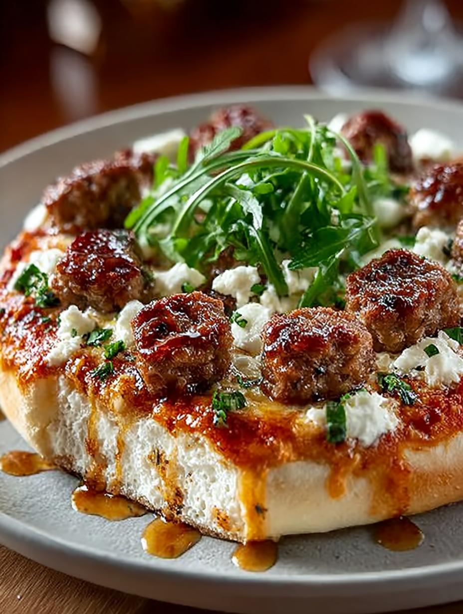 Hot Sausage Feta Honey Pizza: 5 Irresistible Flavors - Hot Sausage Feta Honey - additional detail