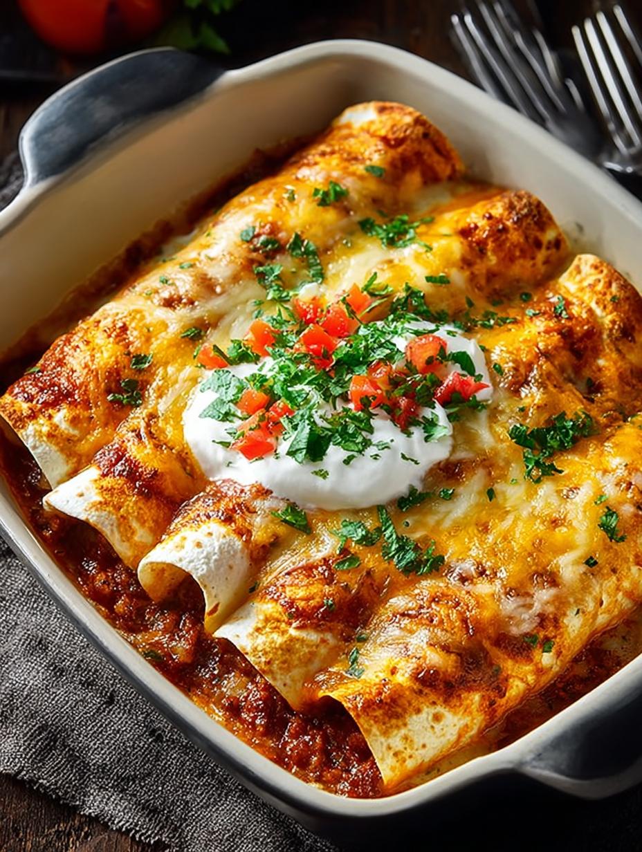 Ingredient Beef Enchiladas