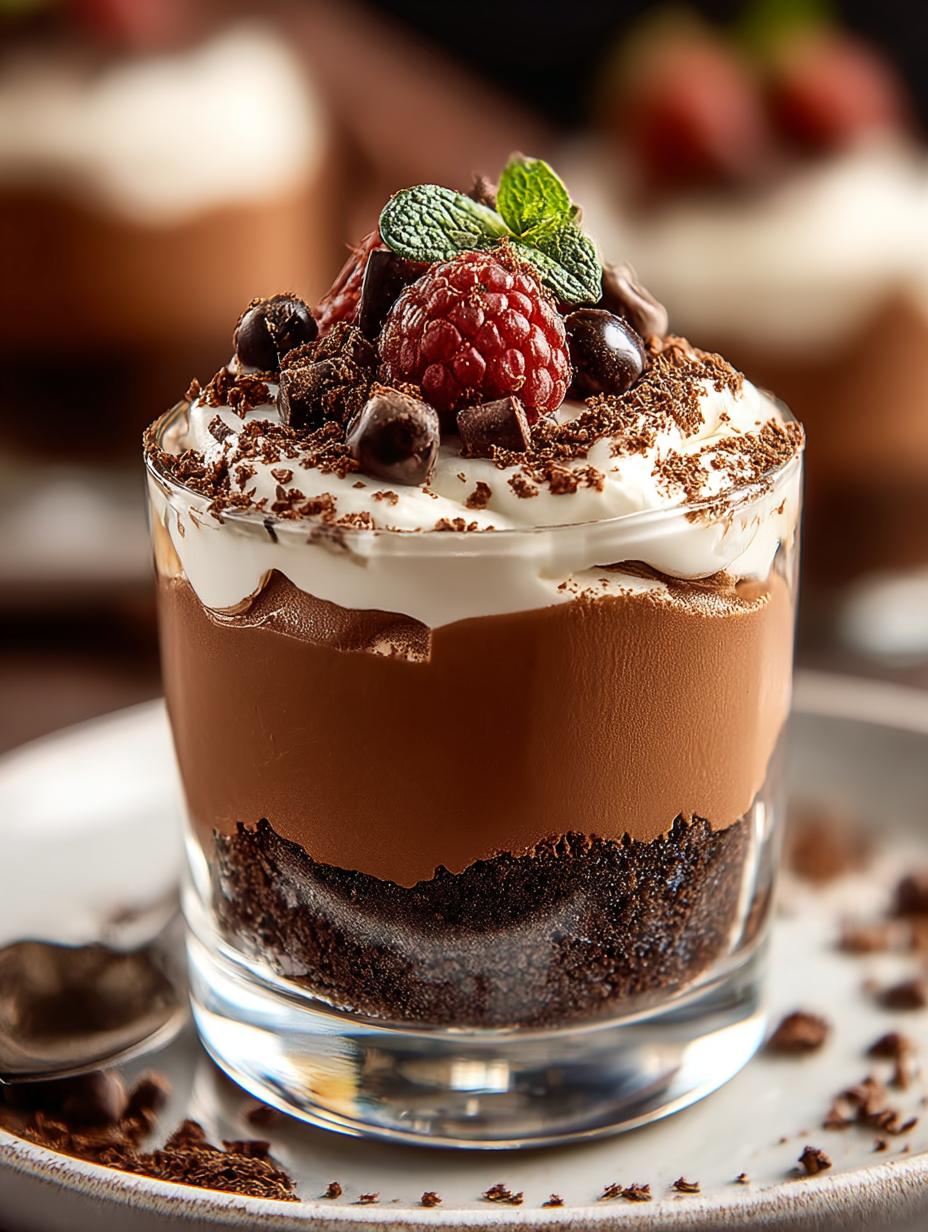 Irresistible Creamy Chocolate Parfait: 5 Layers of Bliss - Irresistible Creamy Chocolate Parfait - main visual representation