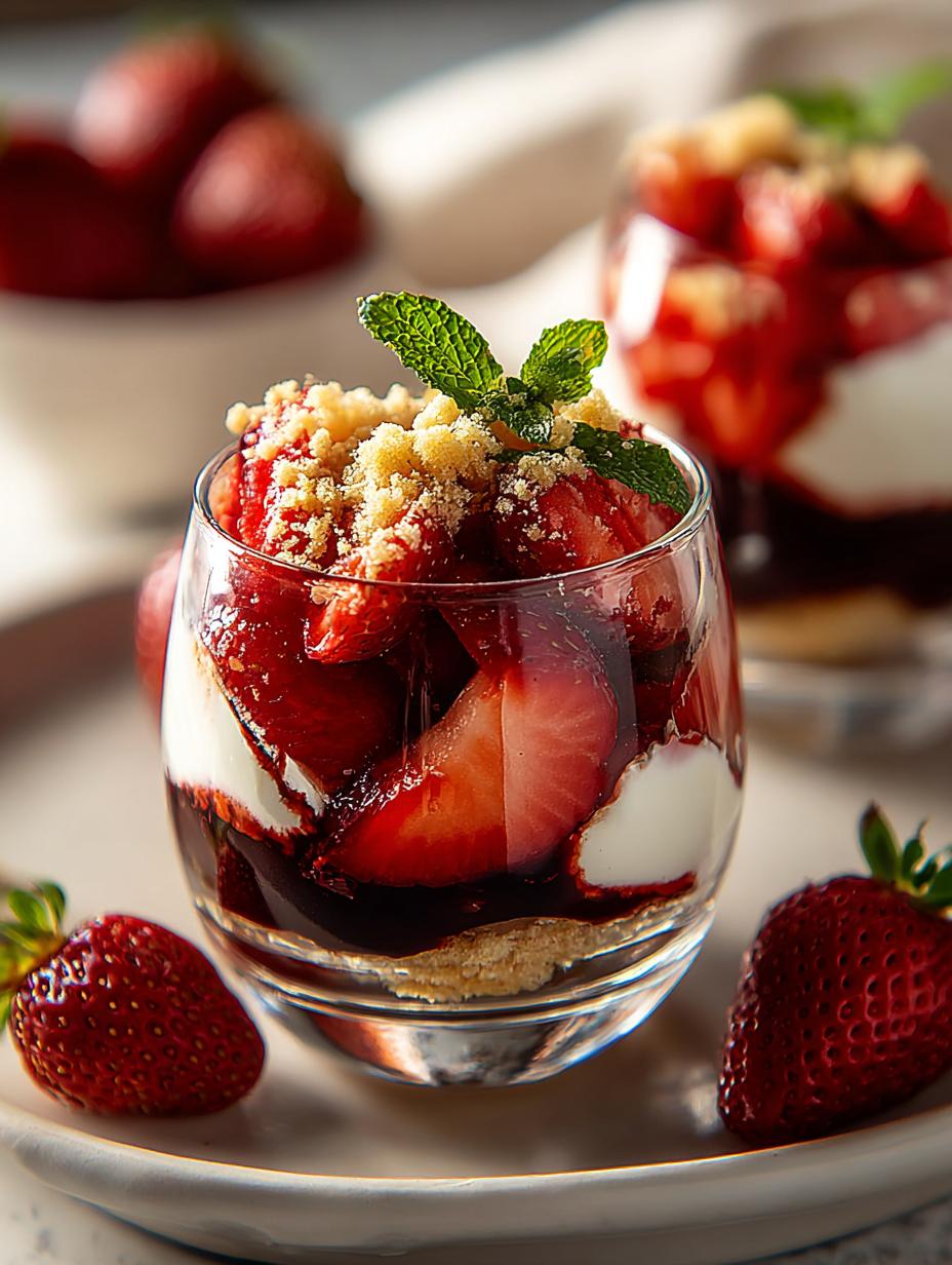 Irresistible Dubai Strawberry Cups