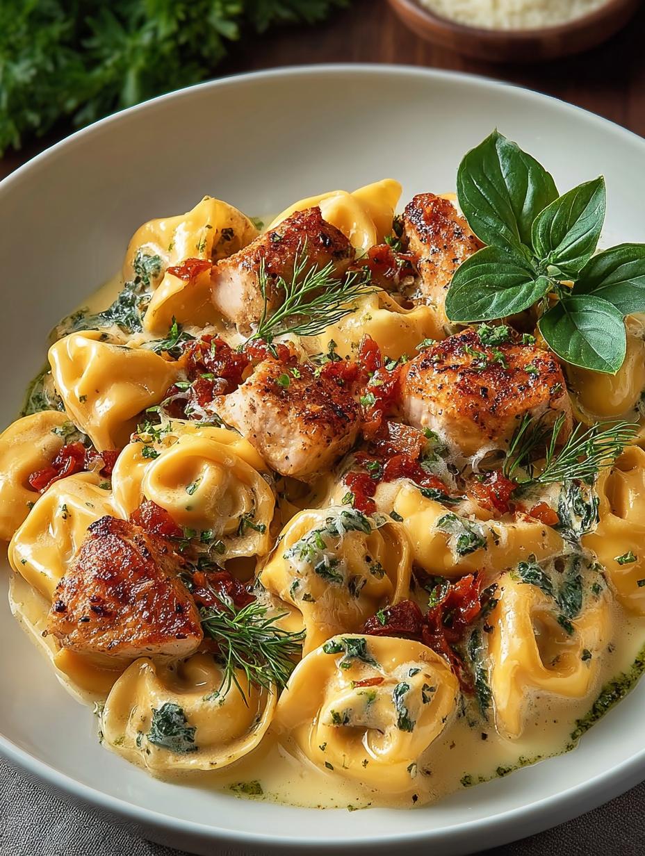 Irresistible Marry Chicken Tortellini for Dinner - Irresistible Marry Chicken Tortellini - main visual representation