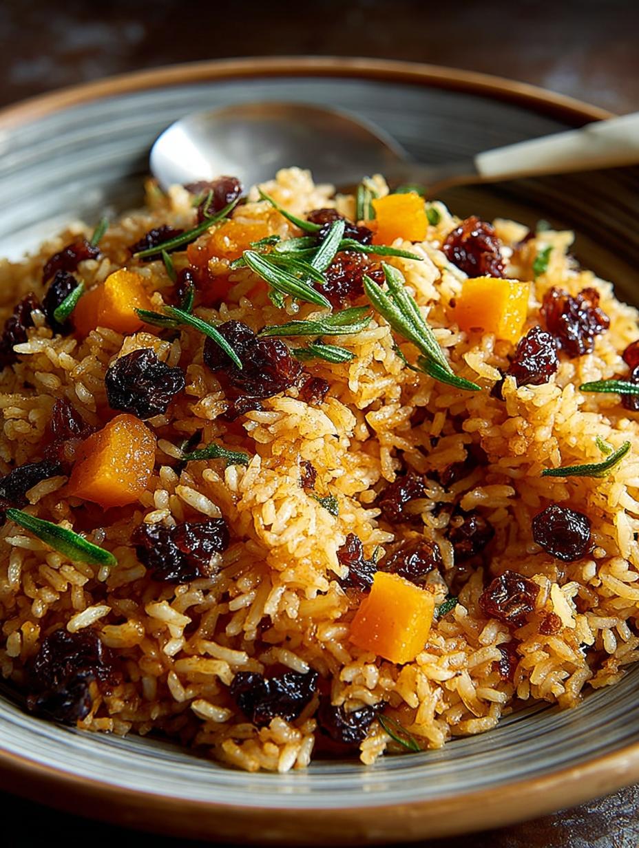 Irresistible Rice Pilaf with Pumpkin and Currants - Irresistible Rice Pilaf with - additional detail