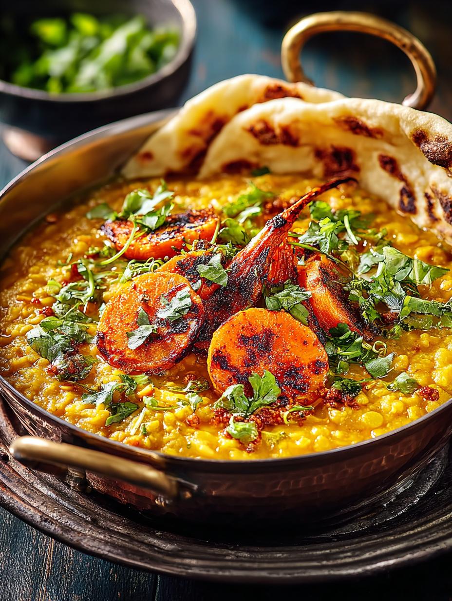 Irresistible Roasted Carrot Dal with 5 Spices - Irresistible Roasted Carrot Dal - additional detail