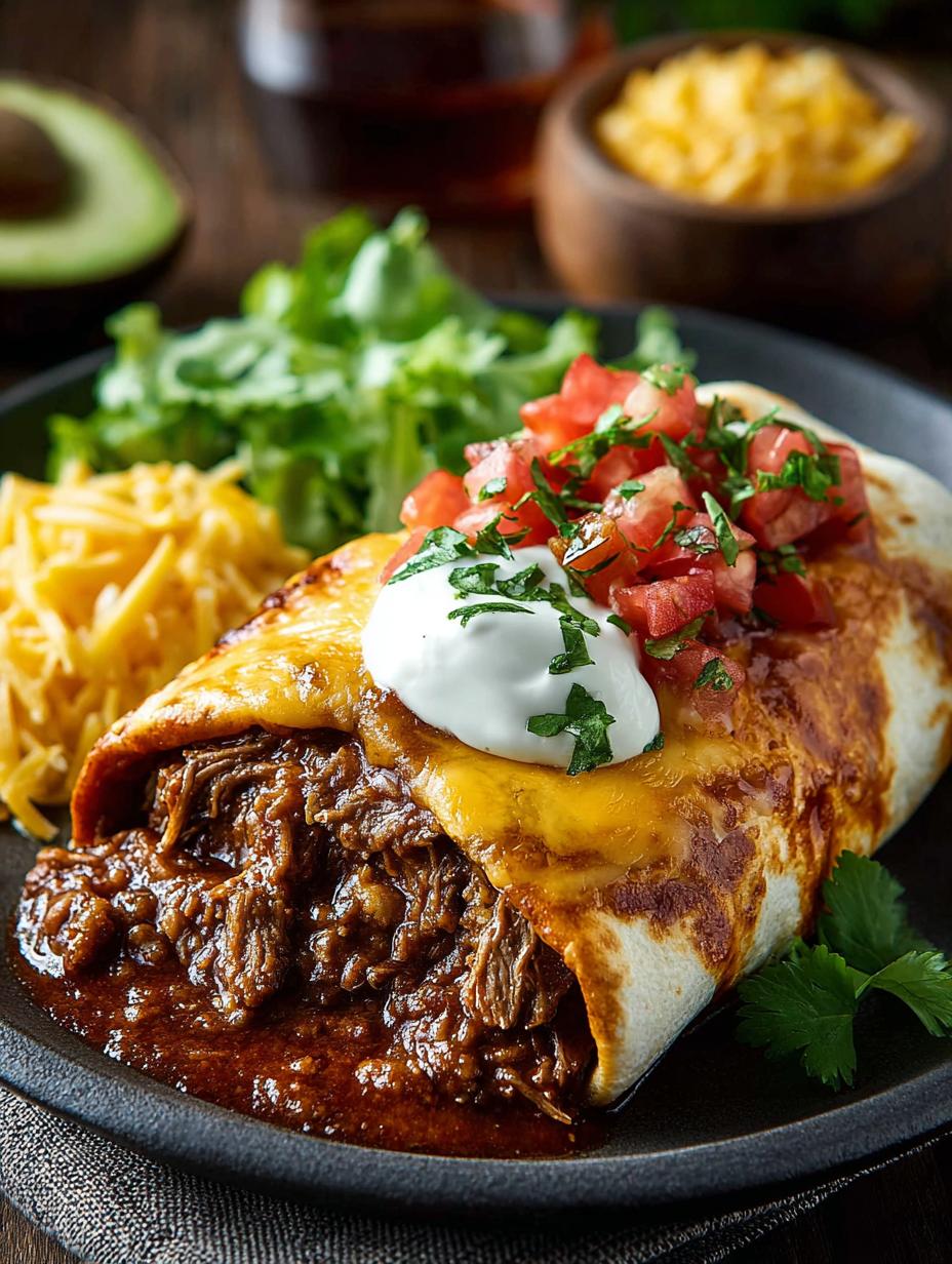 Irresistible Smothered Beef Burritos