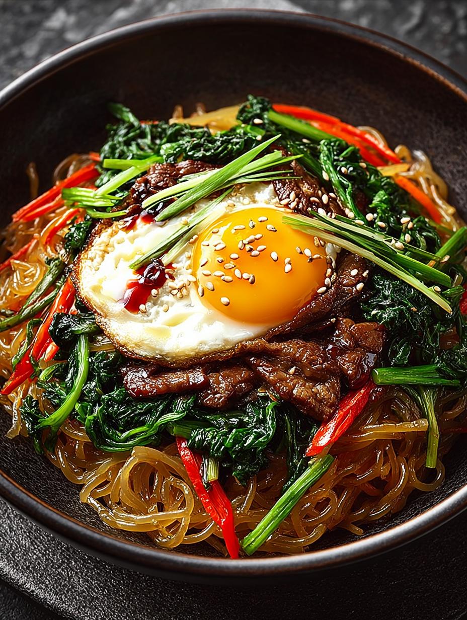 Japchae Korean Noodles