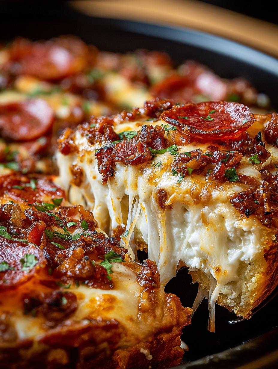Keto Crock Pot Pizza Casserole: 6 Deliciously Easy Steps - Keto Crock Pot Pizza - main visual representation