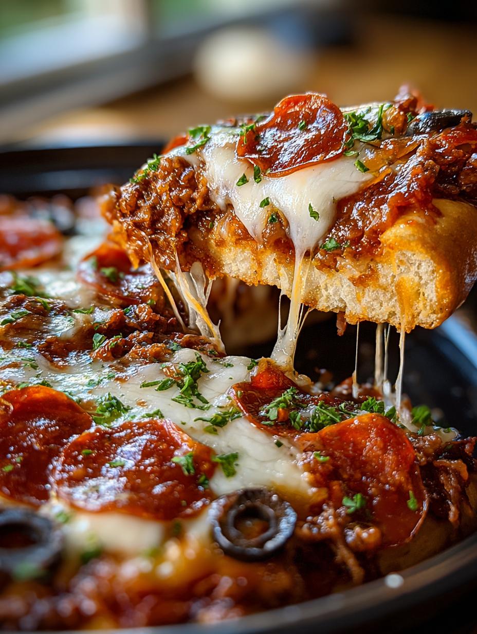 Keto Crock Pot Pizza