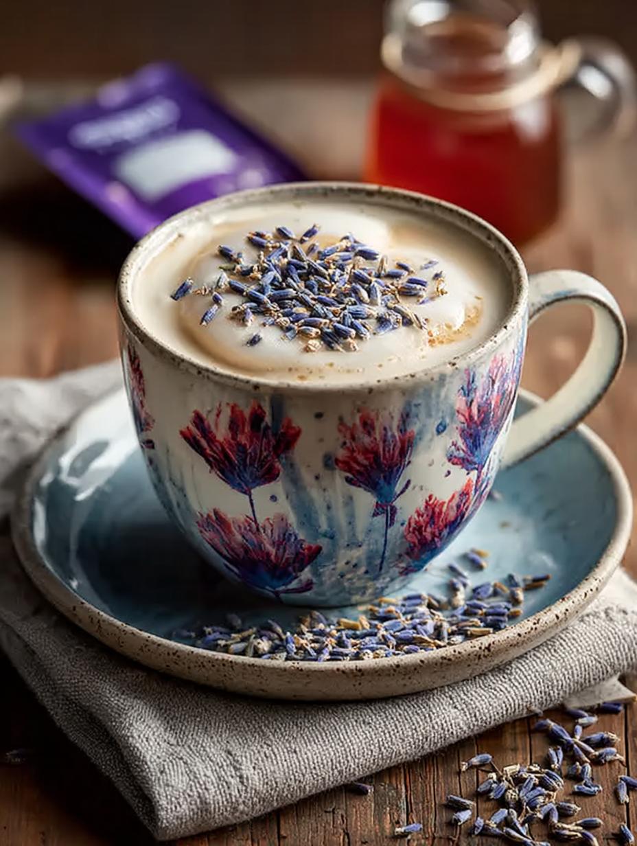 Lavender Chamomile Tea Latte