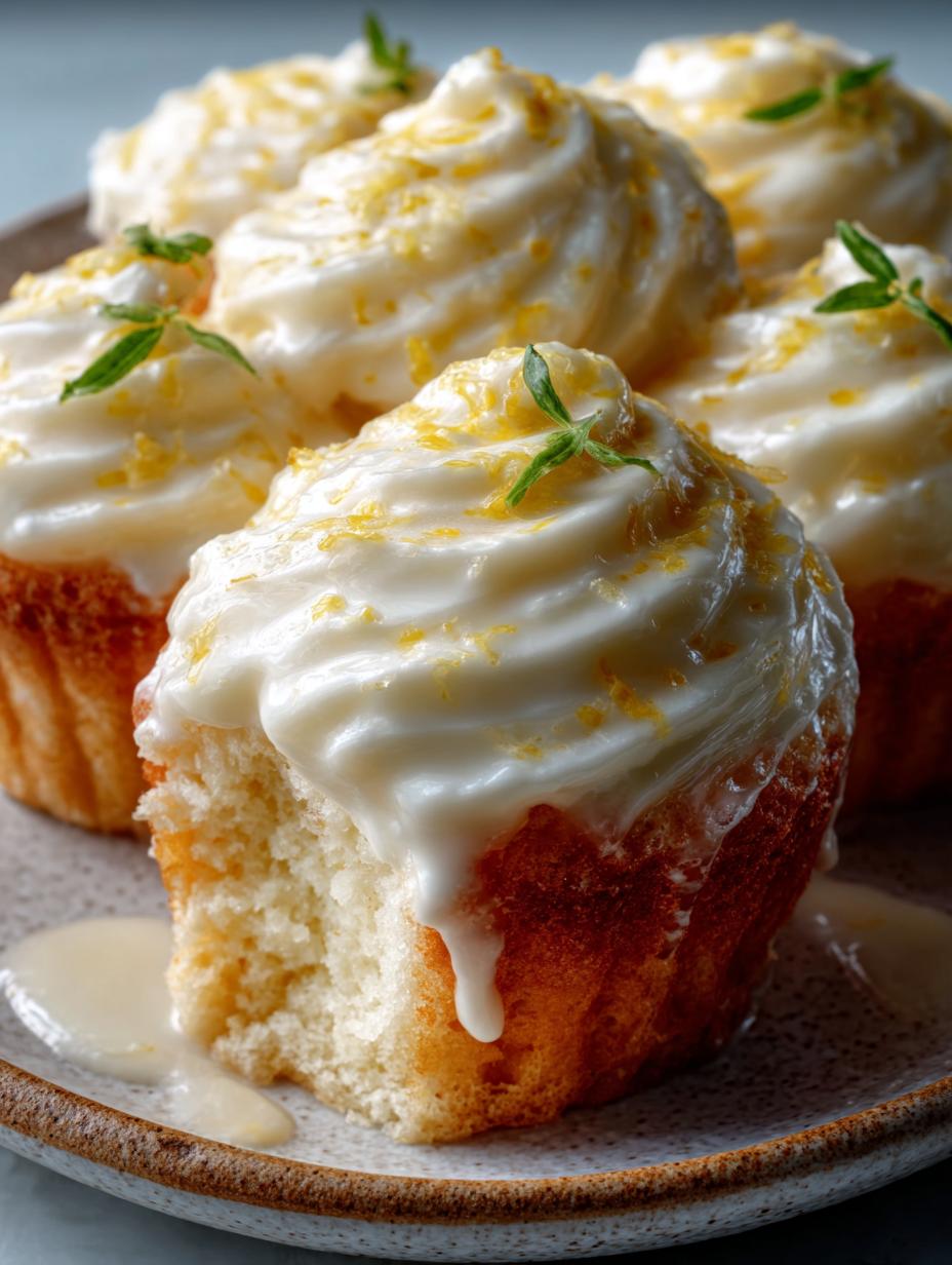 Lemon Cream Cheese Swirl