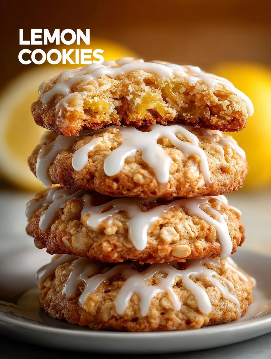 Lemon Oatmeal Cookies