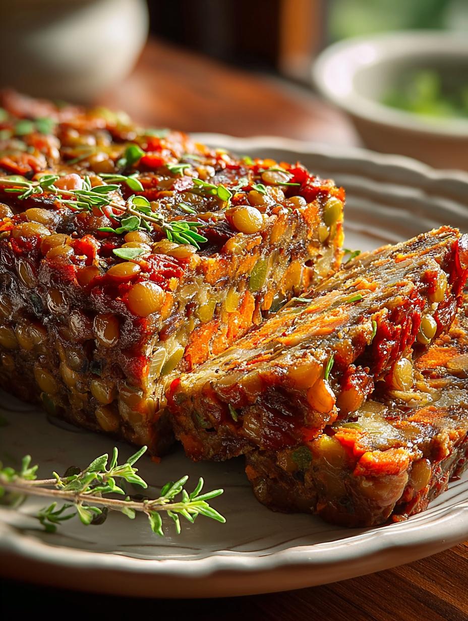 Lentil Vegetable Loaf: 6 Reasons to Love This Hearty Dish - Lentil Vegetable Loaf - additional detail
