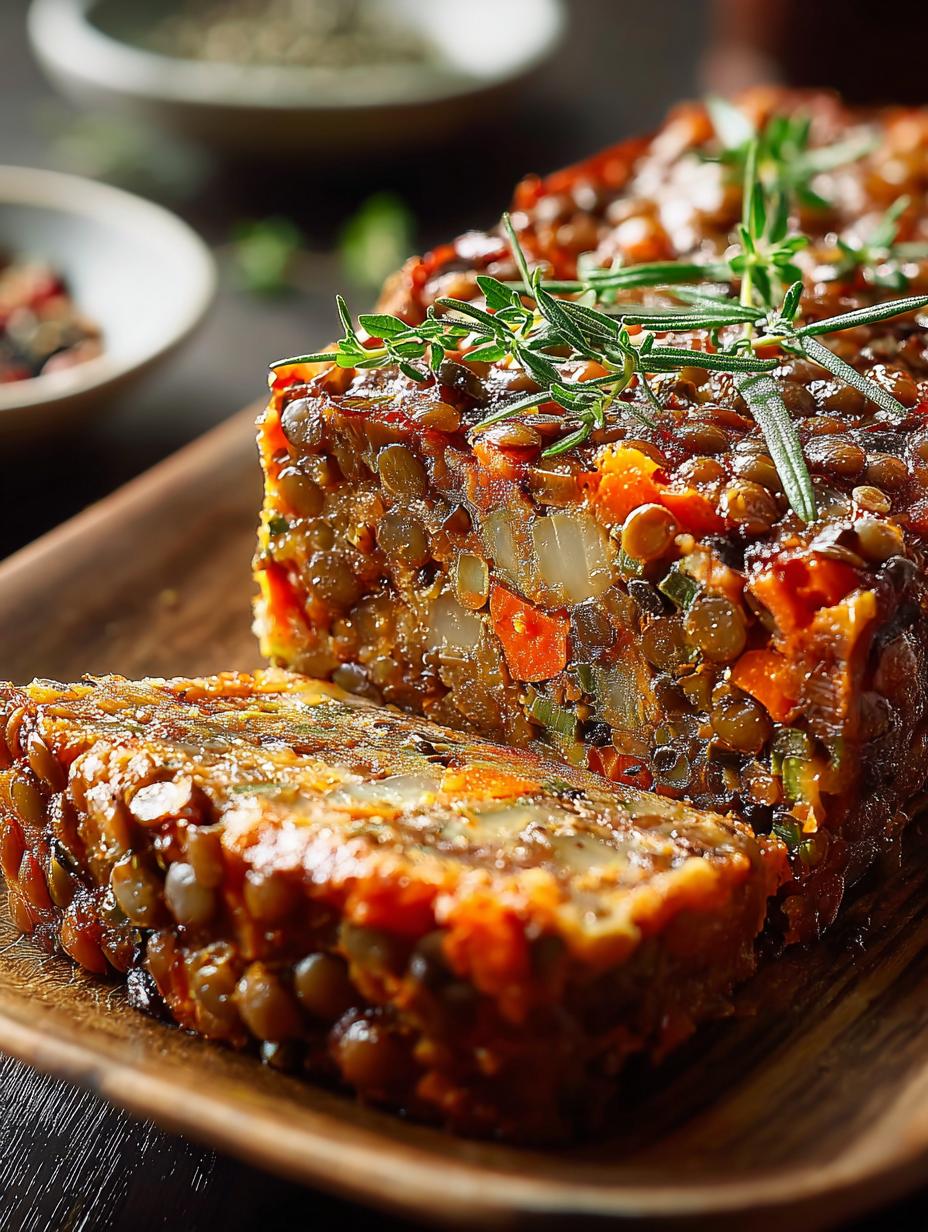 Lentil Vegetable Loaf