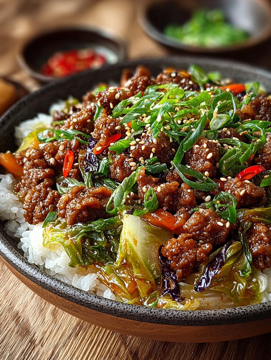 Low Carb Mongolian Ground