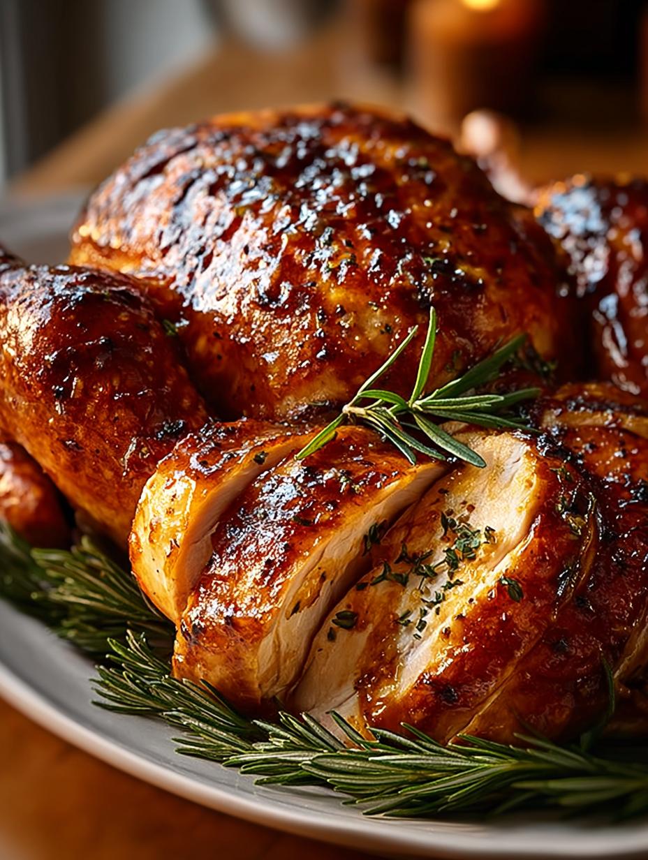 Irresistible Maple Butter Glazed Turkey Recipe - Maple Butter Glazed Turkey - main visual representation