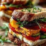 Mini Roasted Veggie Sandwiches