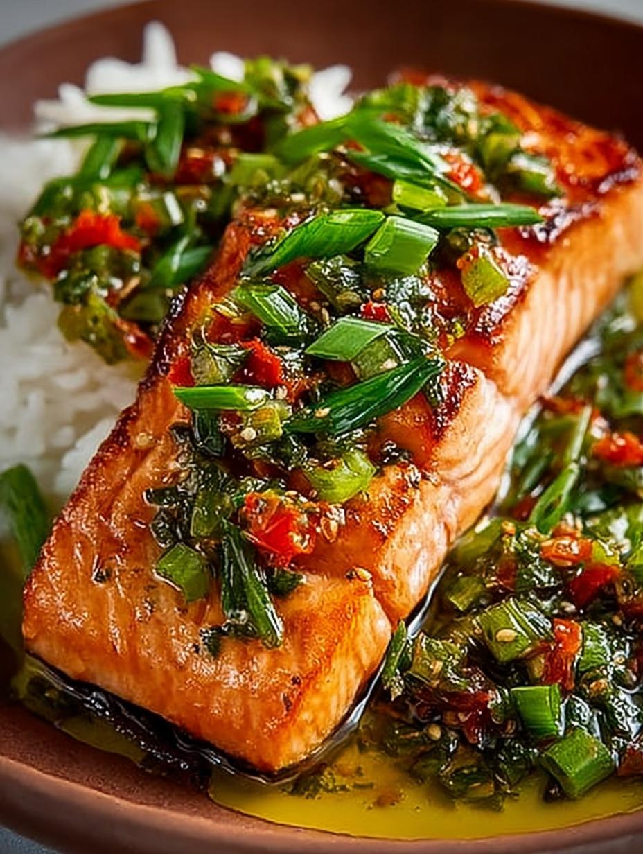 Miso Butter Salmon with