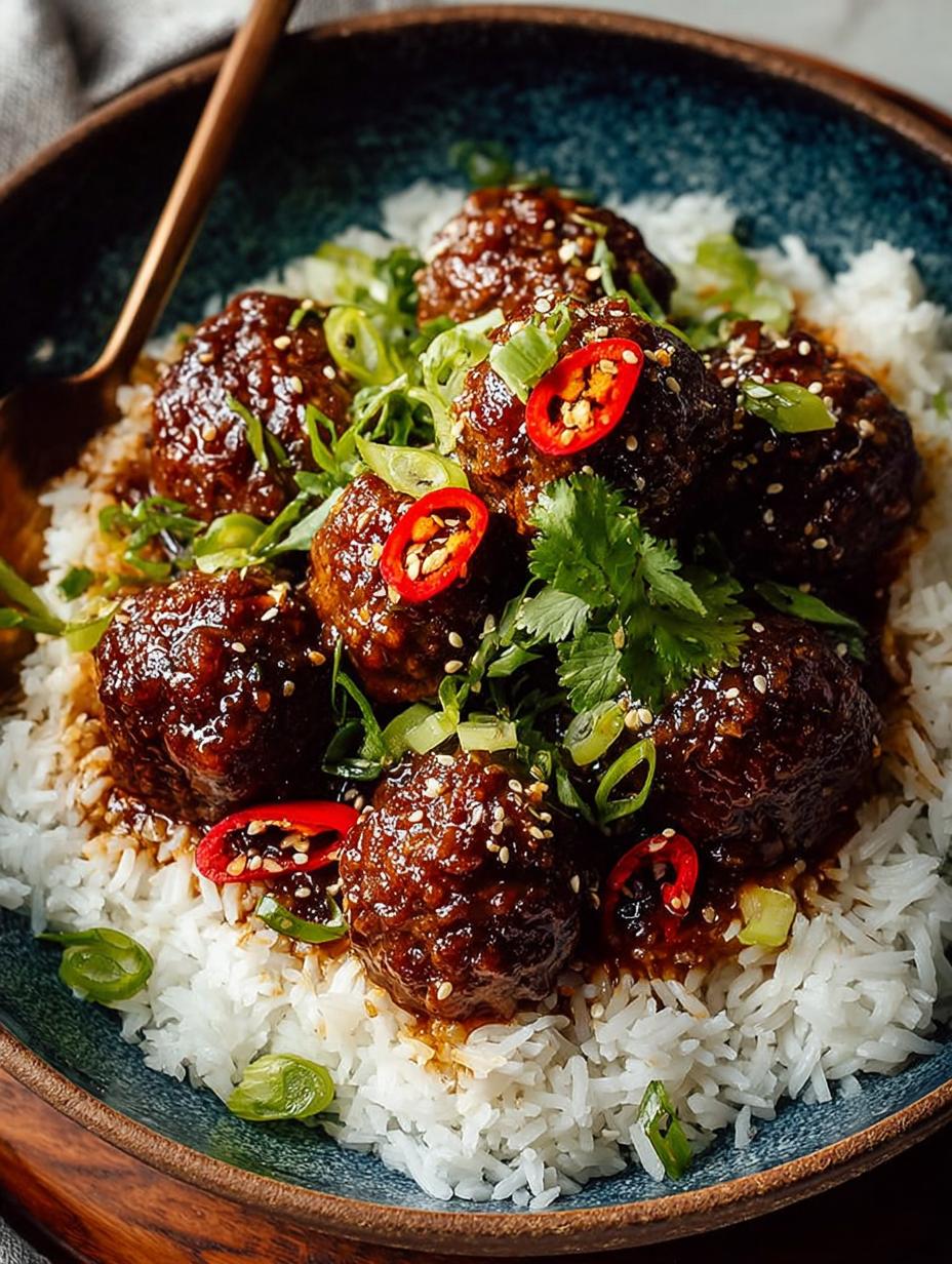 Mongolian Meatballs