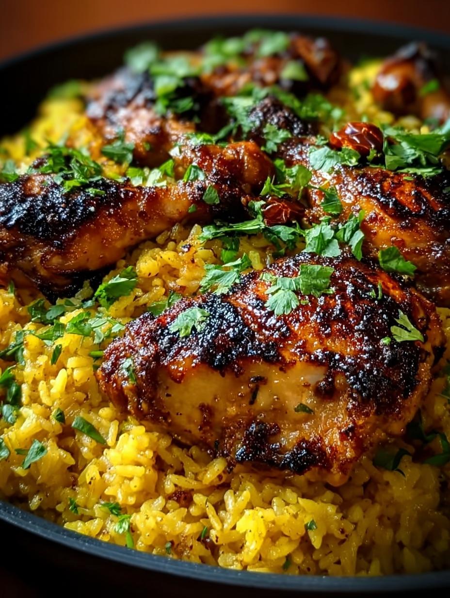 Delicious Moroccan Chicken Rice for Cozy Nights - Moroccan Chicken Rice - main visual representation