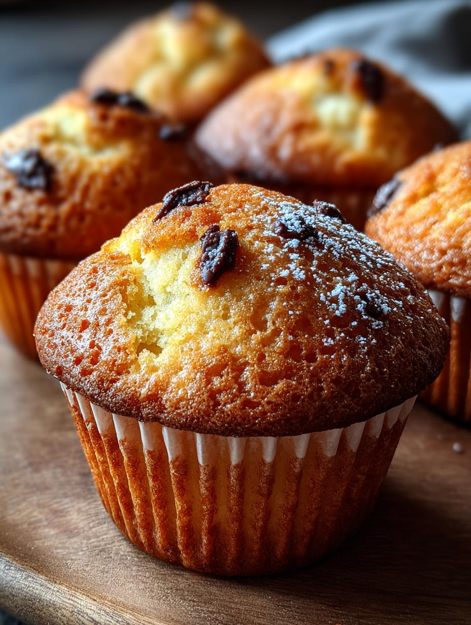 Delicious muffins with various toppings and flavors