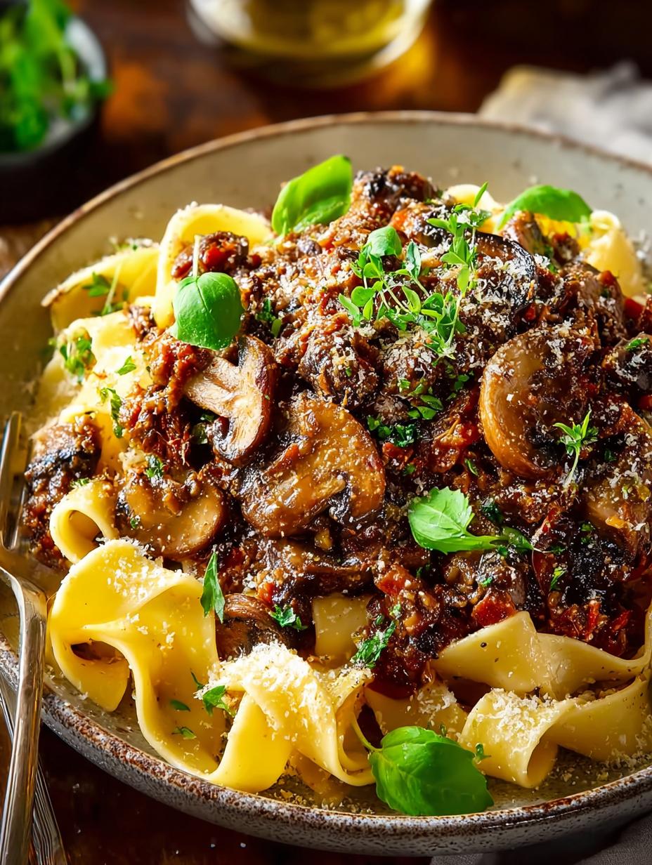 Mushroom Ragu: 35-Minute Cozy Comfort Food Delight - Mushroom Ragu - main visual representation