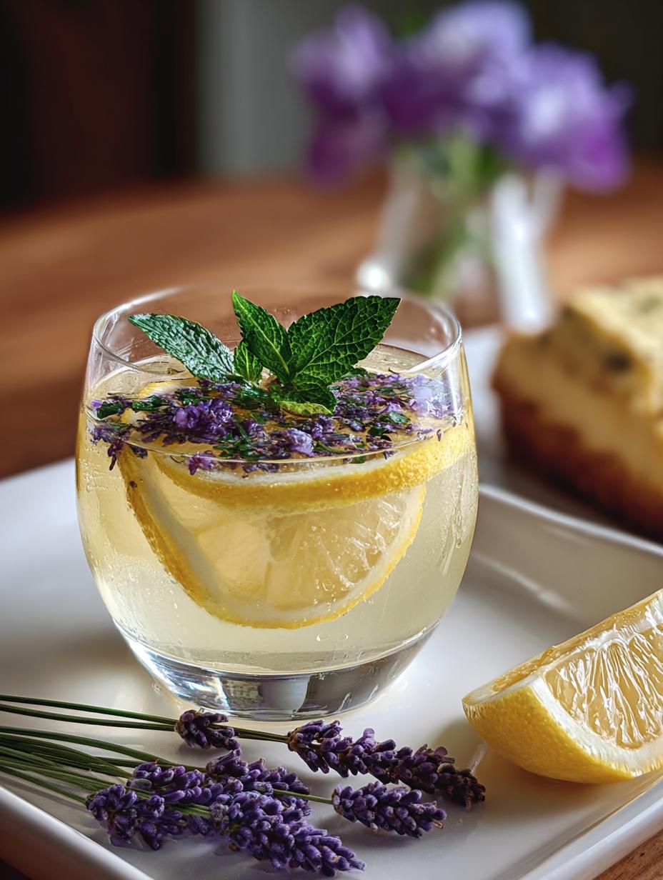 Non Alcoholic Lavender Lemon