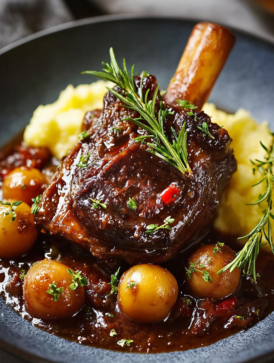One Pot Lamb Shanks: A Cozy Dinner Delight - One Pot Lamb Shanks - main visual representation