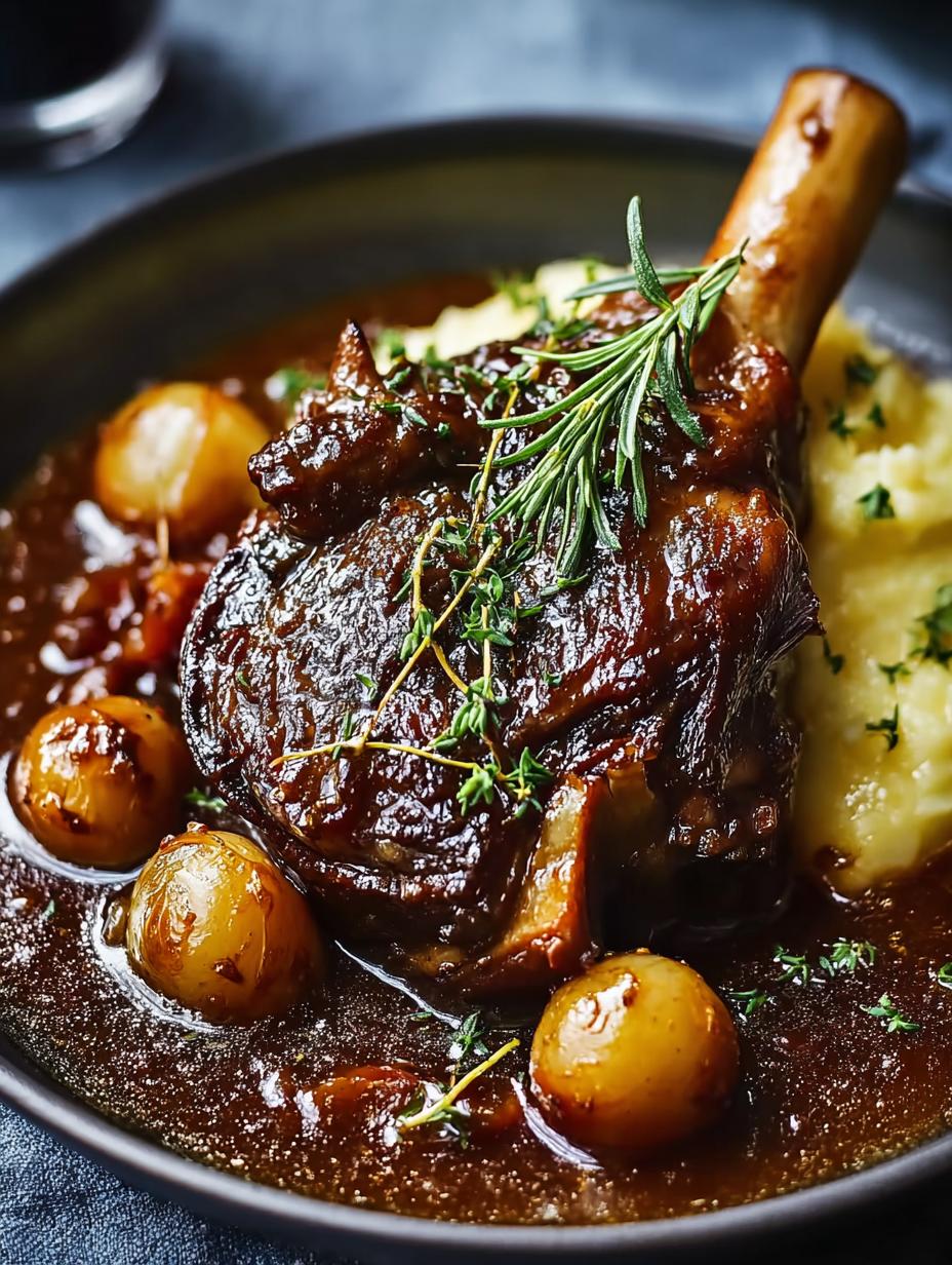 One Pot Lamb Shanks: A Cozy Dinner Delight - One Pot Lamb Shanks - additional detail