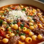 Pasta Fagioli with Beef