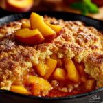 Peach Cobbler Skillet with