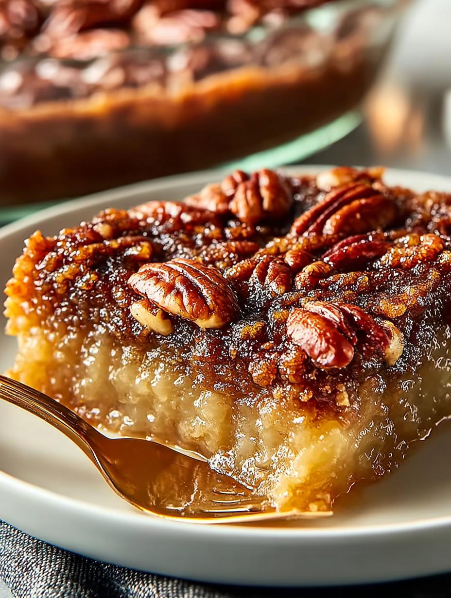 Pecan Pie Dump Cake: 5 Irresistible Layers of Delight - Pecan Pie Dump Cake - additional detail
