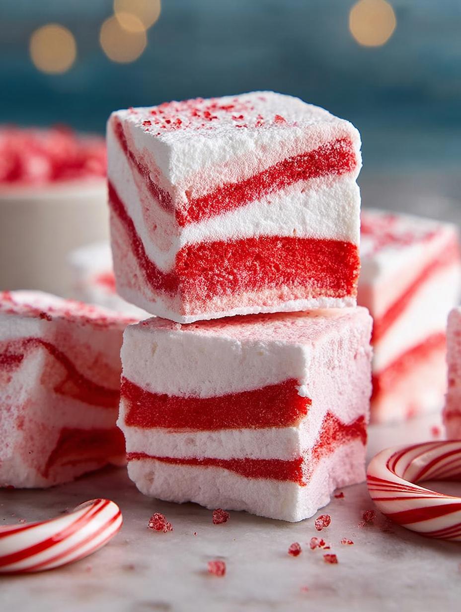 Peppermint Swirl Marshmallows