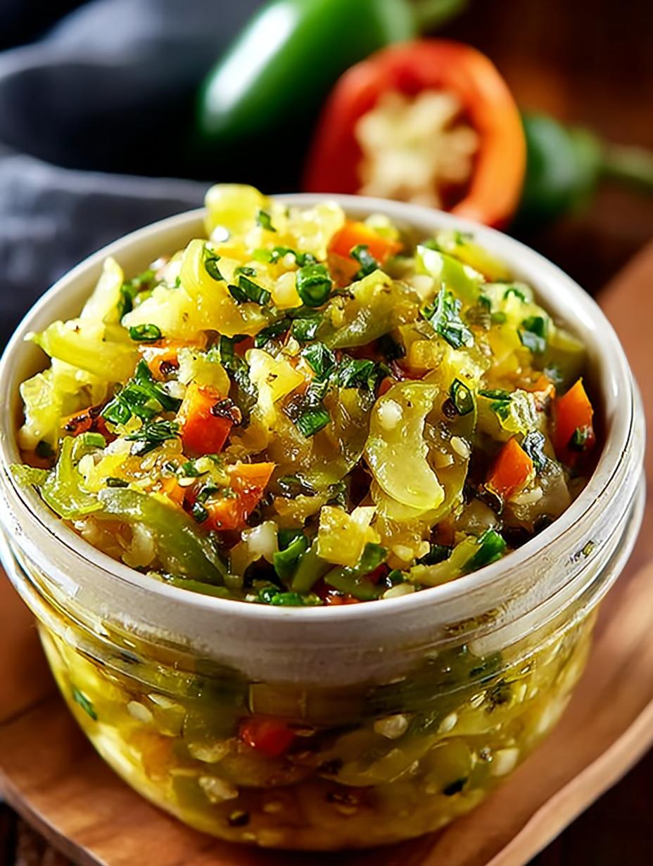 Delicious Pepperoncini Relish: 10-Minute Flavor Booster - Pepperoncini Relish - main visual representation