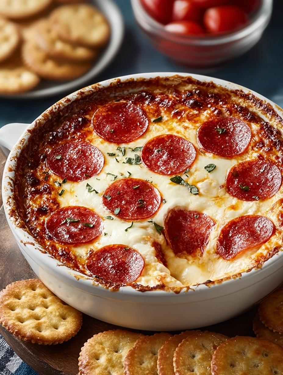 Pepperoni Dip with Cheese