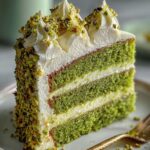 Pistachio Buttercream Mess Cake