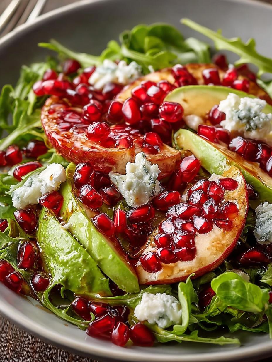 Pomegranate Salad with Honey: 5 Delicious Variations - Pomegranate Salad with Honey - additional detail