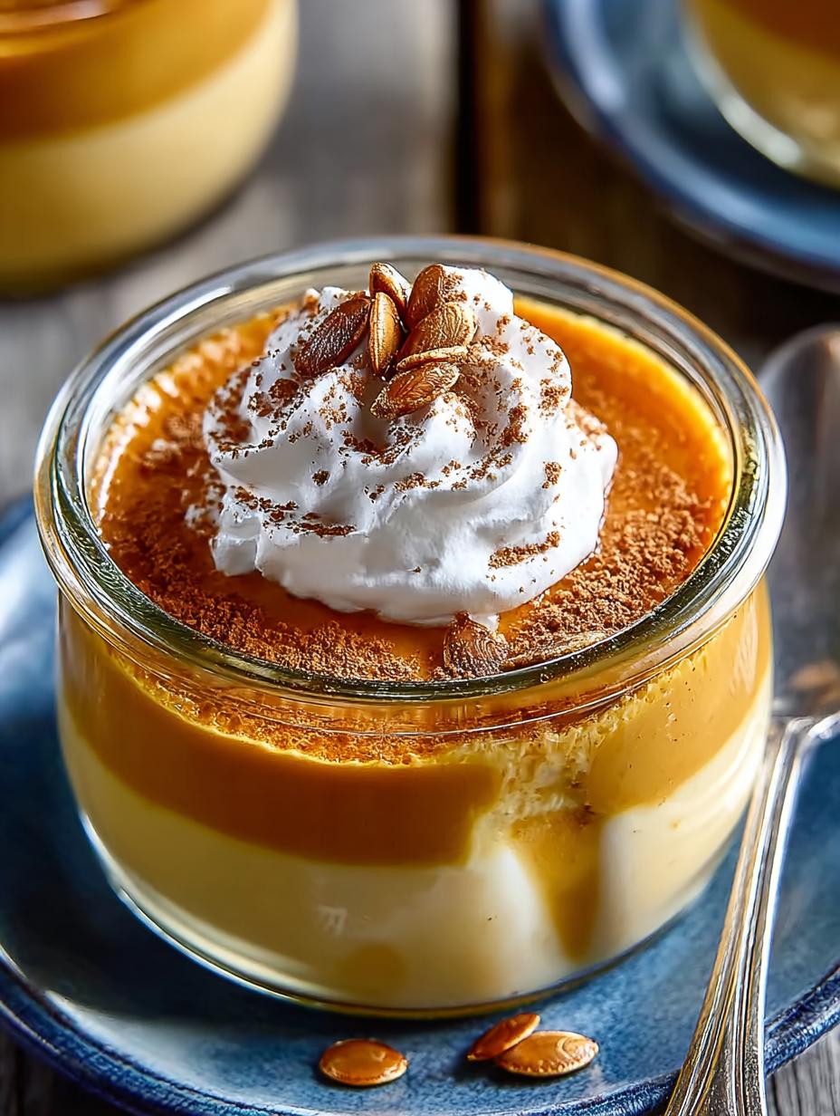 Pumpkin Pot Creme with Maple Whipped Cream Delight - Pumpkin Pot Creme with - main visual representation