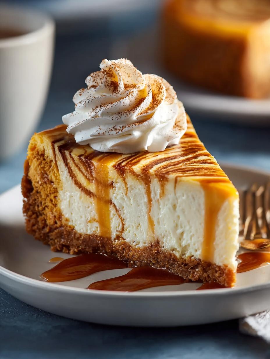 Delicious Pumpkin Swirl Cheesecake Fall Recipe - Pumpkin Swirl Cheesecake Fall - main visual representation