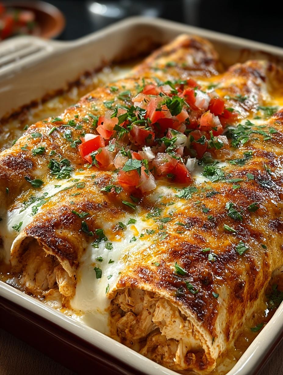 Delicious Queso Chicken Enchiladas Bake Recipe - Queso Chicken Enchiladas Bake - additional detail