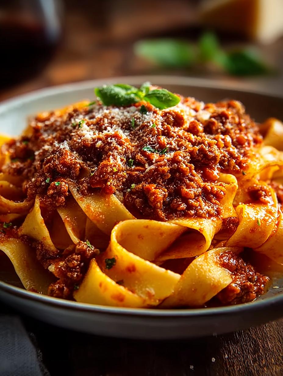 Ragu Alla Bolognese with Pappardelle: A Comforting Classic - Ragu Alla Bolognese with - additional detail