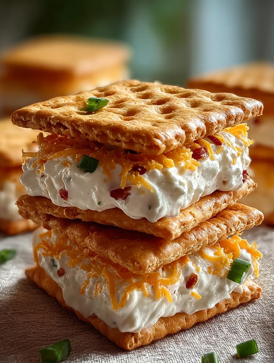 Ritz Cracker Party Sandwiches