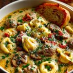 Sausage Tortellini Soup Crockpot
