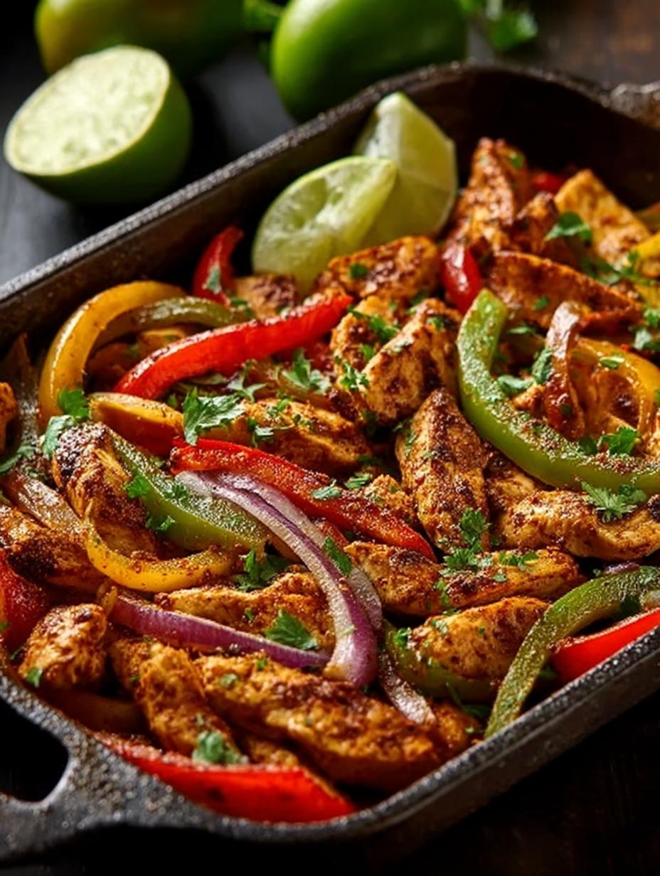 Sheet Pan Chicken Fajitas